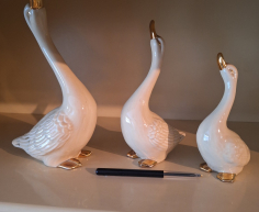 (ALB - 40) 3 DUCK ORNAMENT SET  R80