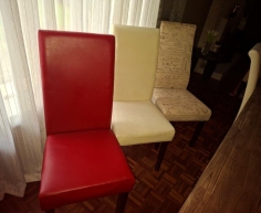 CORICRAFT 8 SEATER DINING ROOM ACACIA WOOD TABLE WITH 8 CHAIRS - R2800 (C BENONI)